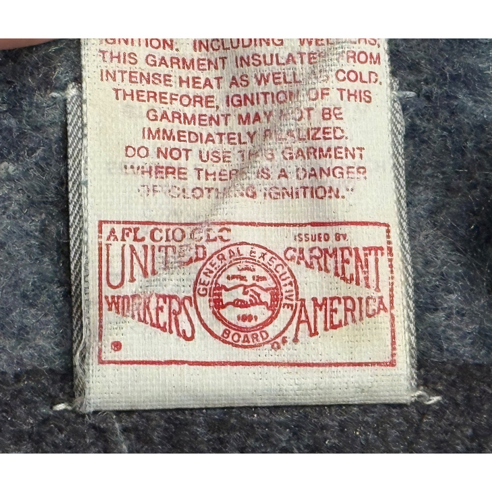 Vintage Carhartt Jacket Mens 80s Detroit 2XL Blanket Lined Duck Canvas Zip 6BLJ - Picture 4 of 10
